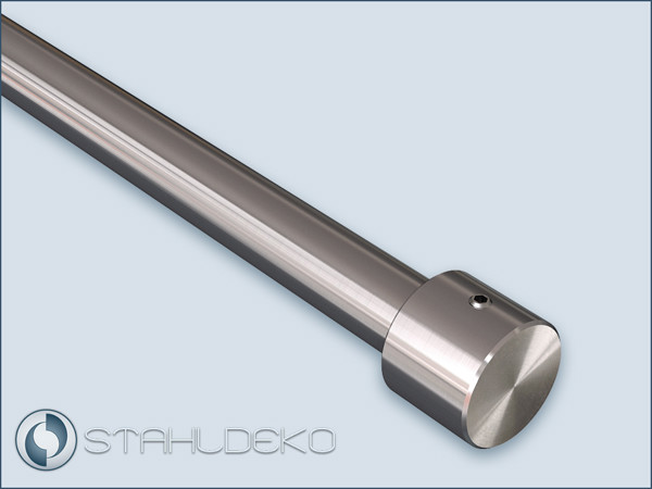 Endknopf Zylinder 16, V2A-Edelstahl. Endknopf Zylinder 16, V2A-Edelstahl.