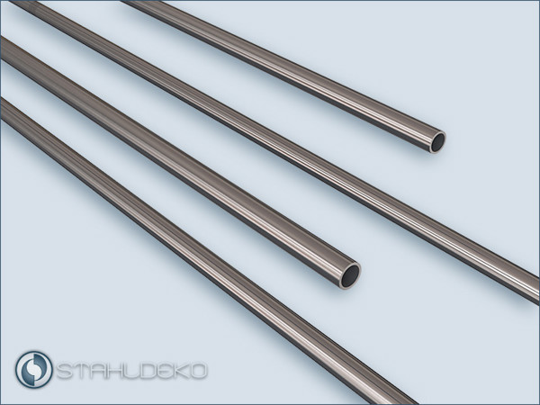 Rohr 10mm-Durchmesser, V2A - Edelstahl für Gardinenstangen und Vorhangstangen Rohr 10mm-Durchmesser, V2A - Edelstahl für Gardinenstangen und Vorhangstangen