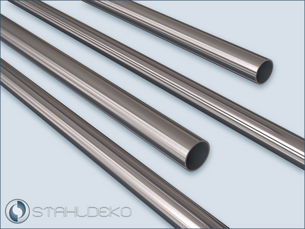 Rohr 20, V2A-Edelstahl, für Gardinenstange, Duschvorhangstange oder Kleiderstange Rohr 20, V2A-Edelstahl, für Gardinenstange, Duschvorhangstange oder Kleiderstange