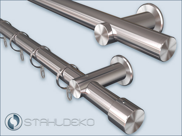 Gardinenstange und Handlaufstange mit dem Rundrohr 28mm-Durchmesser Sont Gardinenstange und Handlaufstange mit dem Rundrohr 28mm-Durchmesser Sont