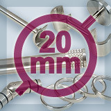 Eigene Deko-Ideen mit Dekozubehör und Deko-Artikel realisieren Zubehör für Ø20 mm Gardinenstangen und Vorhanggarnituren
