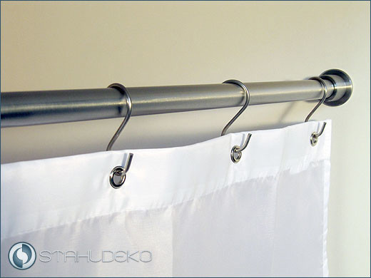 Haken für Duschvorhänge, aus Edelstahl verschiedene Größen Haken für Duschvorhänge, aus Edelstahl verschiedene Größen