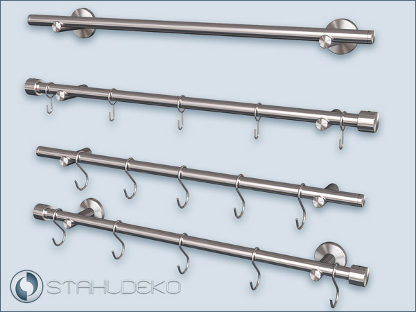 Reling mit Haken sont-16, Relingsystem mit 16mm-Rohr Reling mit Haken sont-16, Relingsystem mit 16mm-Rohr