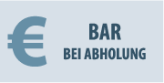 Bar bei Abholung