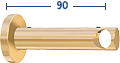 Dekoshop-Artikel, Messing Träger Pfosten16_1L