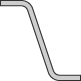 Wendeschiene 1-/2-lfg. Vorhangschiene aus Aluminium, weiß, biegbar mit beliebigen Winkel biegen