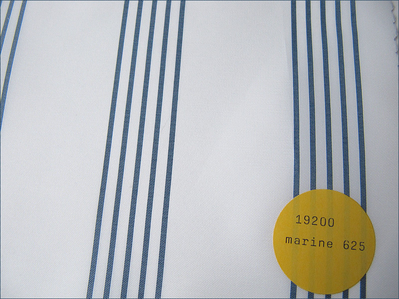 Duschvorhänge Textil "five-stripes", Farbe marine