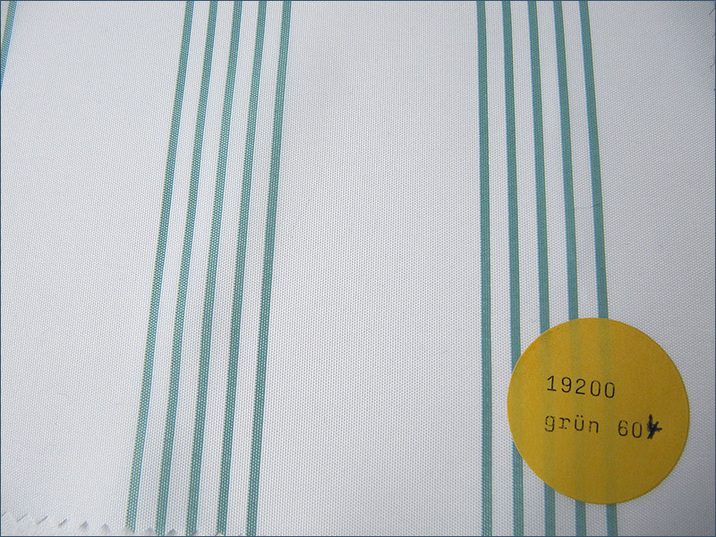 Duschvorhang "five-stripes" grün