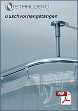 Duschvorhangstangen von stahldeko, Prospekt-Katalog downloaden