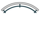 Vorhangstangen als Kreissegment biegen, Bogen-Form