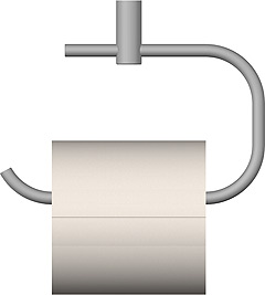 WC-Rollenhalter für Befestigung unter dem Boden eines Hängeregales
