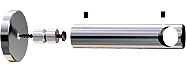 Dekoshop-Produkte: Befestigungssystem Pfosten16, 1-läufig