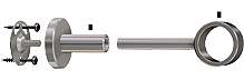 Befestigungssystem Primo28 1L aus Edelstahl