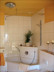 Duschstange für Vorhang, 5-Eck Badewanne, Trapez-Form, Wand- und Deckenbefestigung
