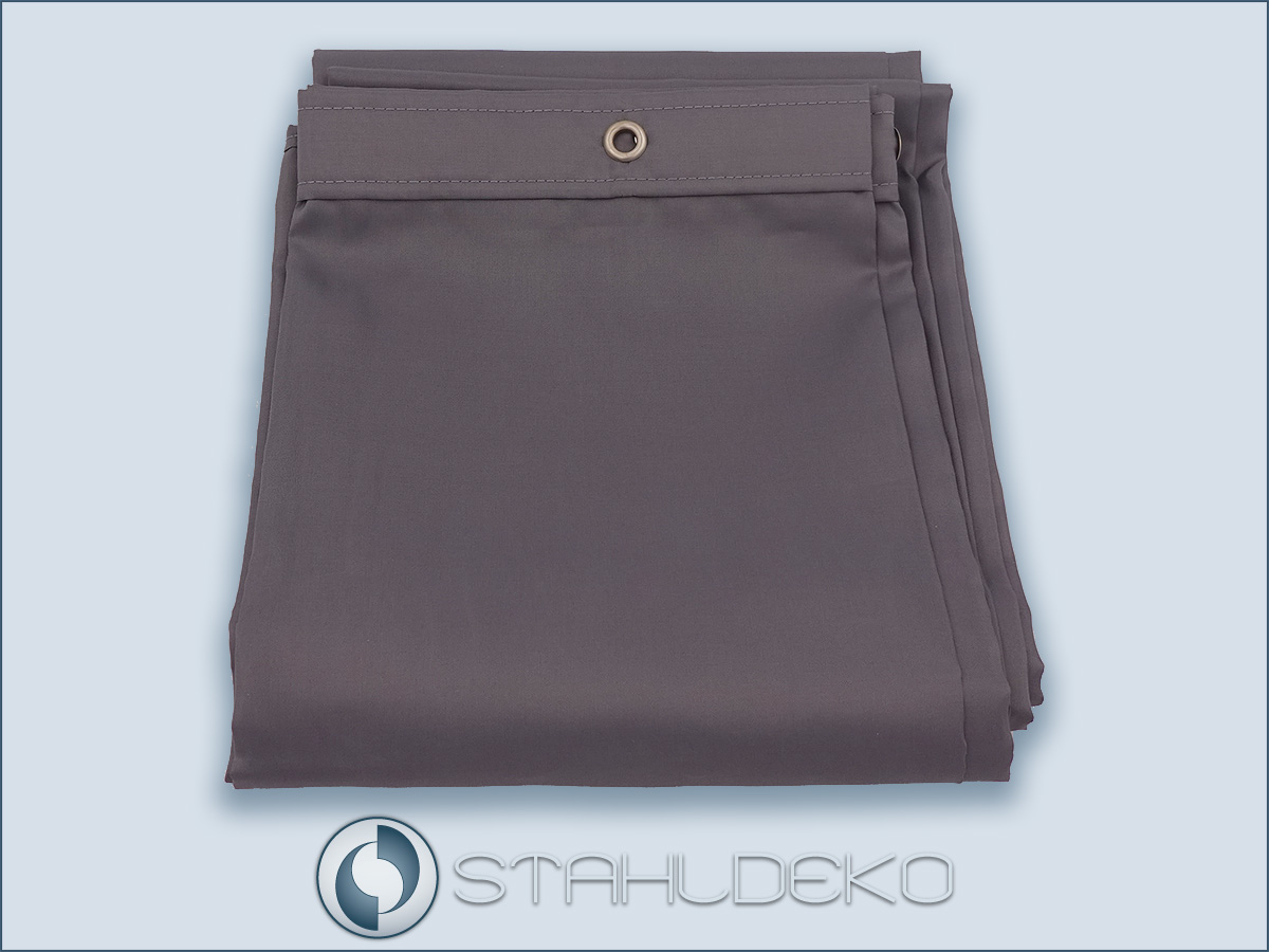 Anthrazit-Duschvorhang "shade" aus Polyester