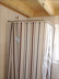 Gebogene Stange für Duschvorhang Duschbereich barrierefrei Edelstahl Weiß oder Schwarz