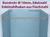 Edelstahl-Vorhangstange 10mm-Durchmesser mit Flachstahl-Haken