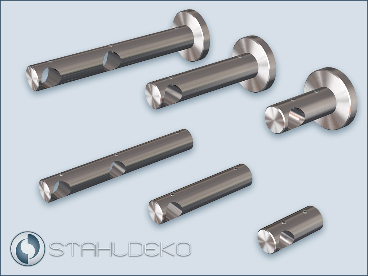 Phos Haken HKS Edelstahl zum Einhängen an Stangen Rohre bis 20 mm