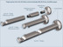 Stangenträger für Innenlauf-Profile aus Aluminium und Rundstangen Sont-20mm 1-läufig und 2-läufig