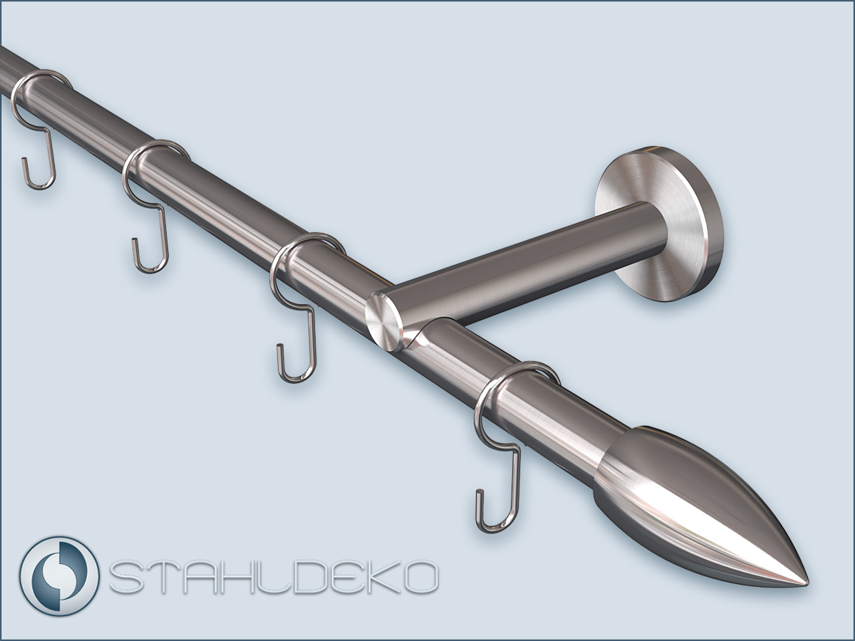 Gardinenstange Sont-16mm 1-läufig nach Maß selbst