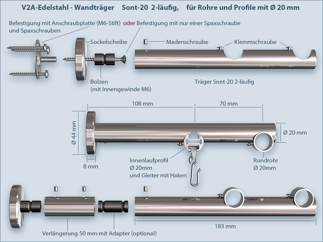 Sont Wohnidee, 20 für -Welle, Stilgarnitur