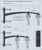 Bild von Träger „Bend“ für alle unsere Alu-Innenlaufprofile in Edelstahl-Optik, schwarz oder weiß