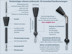 Schwarzer Aluminium Deckenträger für Innenlauf-Gardinenstangen und Vorhangstangen
