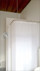 Vorhangstange für Dusche in L-Form mit Innenlaufsystem, Wand- und Deckenmontage