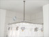 Gebogene Stange über Eck mit Duschvorhang für Duschbereich
