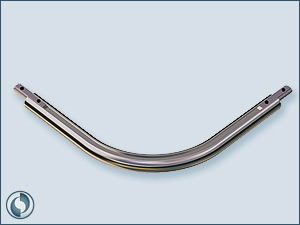 Profile aus Aluminium Ø 20mm, Alu-Durchschleuderecke incl ...